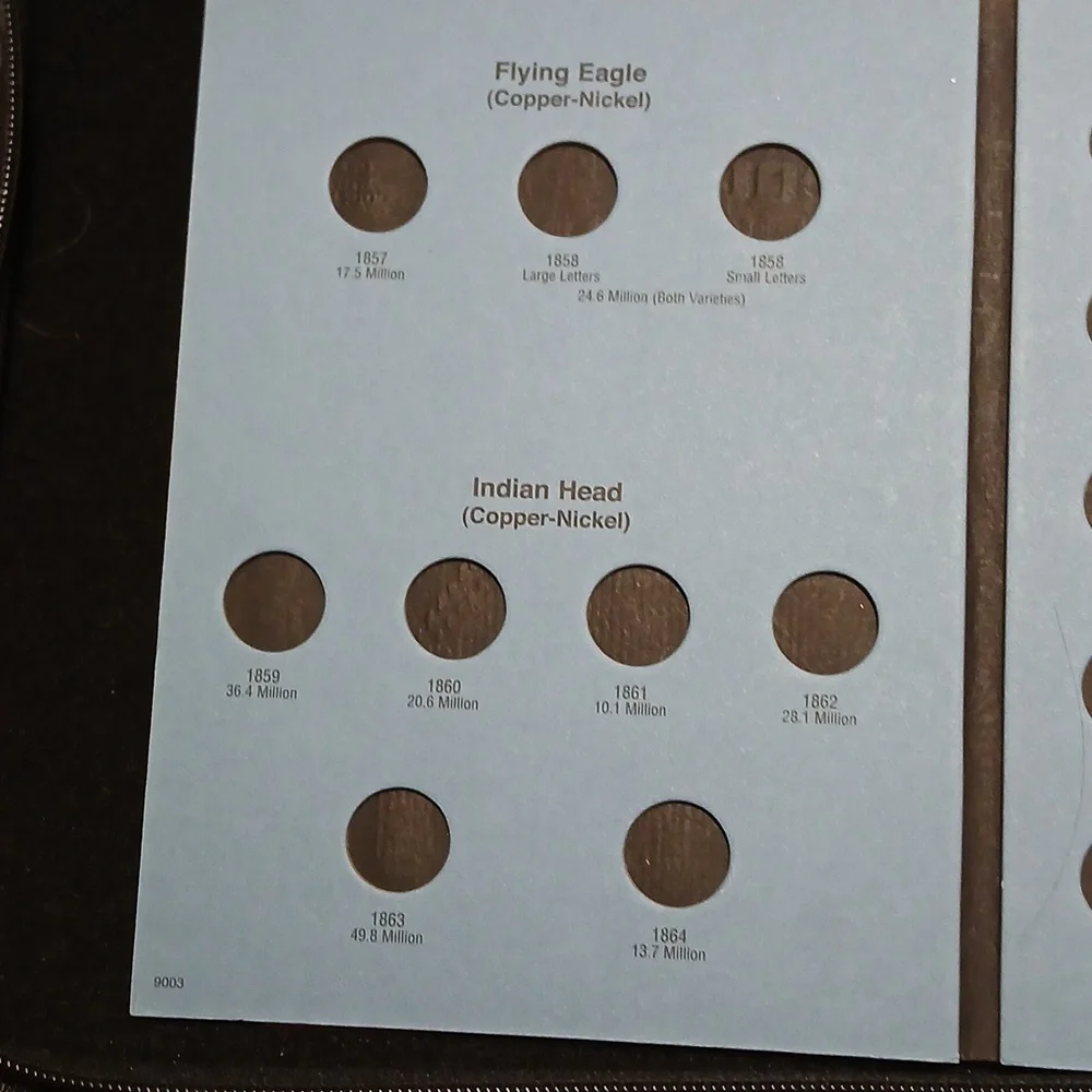 Indian Head Cents Coin Album